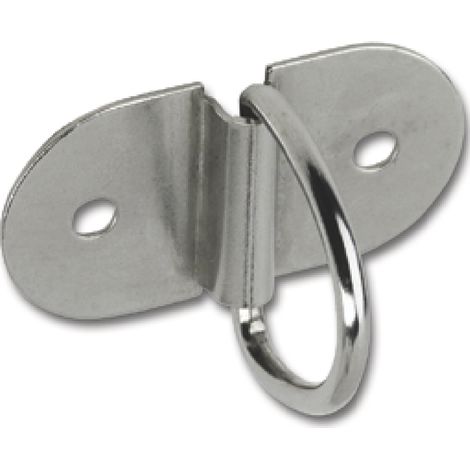 JUNIE Plattengriff Größe 48 x 24 mm, Stahl vernickelt (1/2)