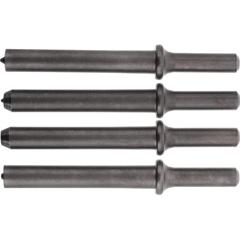 Burins en Acier Jeu de 4 pour Travaux de Rivetage Outil Pneumatique Polyvalent Précision Lisse pour Marteau Pneumatique et Réparation Automobile (1/5)