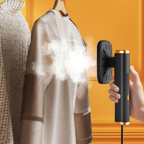 Mini fer à repasser vapeur portable pour vêtements, défroisseur vapeur pliable et portatif, rotatif à 180°, solution idéale pour les voyages et l'entretien du linge (1/5)