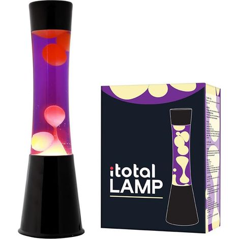 I-TOTAL - LAMPE À LAVE MAGMA/LAMPE À LAVE (NOIR VIOLET/JAUNE) XL1789 (1/4)