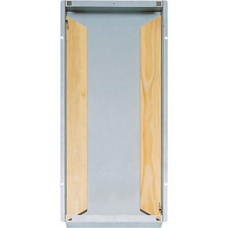 Hager – Bac d'encastrement 110 mm pour coffret Gamma 13 – 4 rangées 52 M – Fixation en faible profondeur – Panneau en plastique