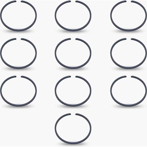 Kit d'anneaux de Piston 10Pcs / lot 46MM x 1.5MM pour Husqvarna 55, 55 Rancher, 257, 357, 357XP Pièces de Rechange pour tronçonneuse (1/5)