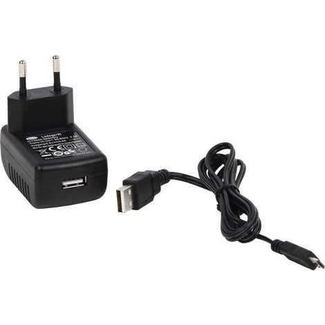 Chargeur de Batterie pour visseuse  Puissance : 3,6 V  Puissance maximale : 5,5 V  Câble USB – Micro-USB de 90 cm (1/2)
