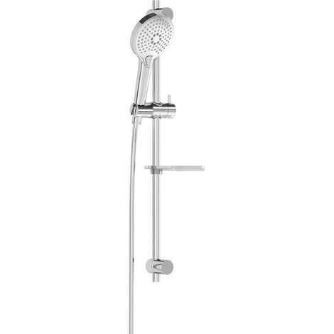 Vitra Bliss Shower Slider Rail Kit 780mm High - Chrome (1/2)