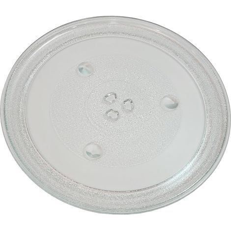 Glass turntable, 31.5 cm diameter, for microwave ovens, compatible with Bosch, Brandt, Candy, and Siemens. (1/4)