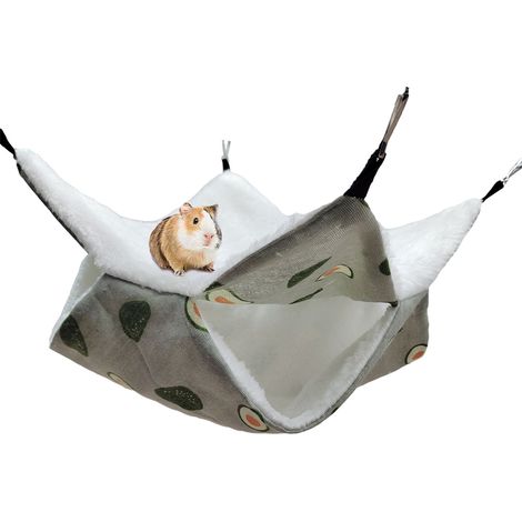 Hamac suspendu pour petits animaux de compagnie, lit superposé pour furet, jouet pour cage de hamster