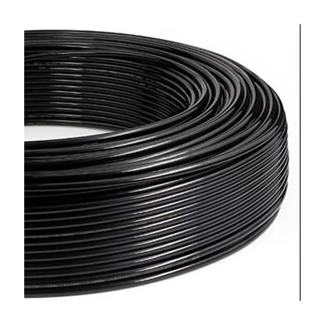 Tube en nylon PA6 haute pression (noir - diamètre extérieur 8 mm x diamètre intérieur 5 mm - 1 mètre) pour compresseur d'air pneumatique. Tuyau rigide et lisse en polyamide, noir et transparent. (1/5)