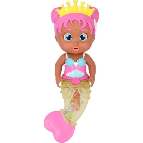 BLOOPIES Shimmer Mermaids Julia - Giocattolo da bagno e acqua da collezione Una sirena che schizza acqua e fa bolle Giocattolo regalo per ragazze e ragazzi dai 18 mesi in su (1/5)