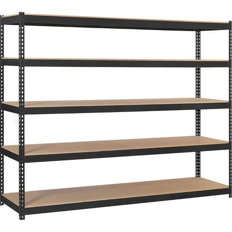 Simonrack Regalsystem ohne Schrauben anthrazit Holz