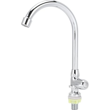Robinet rotatif G1/2 pour buanderie, piscine, évier de cuisine, jardin ou extérieur (1/5)