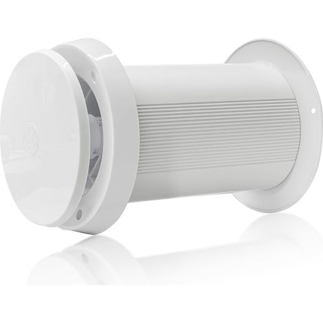 Bouche de ventilation thermostatique automatique – Système de ventilation passive s'ouvre à 10°C / se ferme à -5°C – pour sous-sol, garage, pièces de vie – sans moteur/électricité, Filtre à Charbon (1/5)