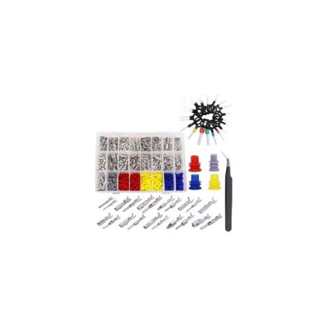 755-teiliges Kfz-Elektrik-Steckverbinderset (1/1,5/1,8/2,2/2,8/3,5 mm, 21-poliger Kfz-Steckverbinder) - Crezuo