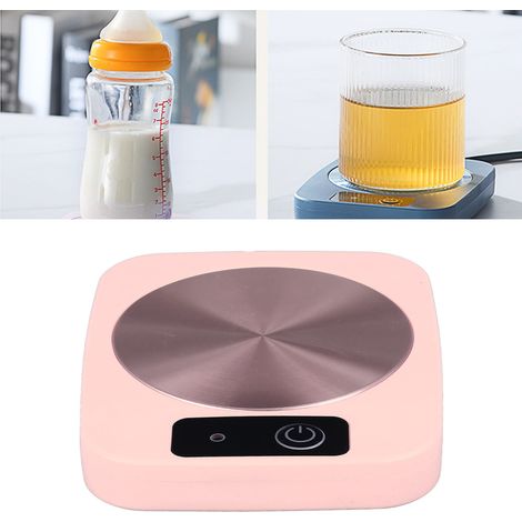 Chauffe-biberon/chauffe-lait/chauffe-tasse à température constante de 55 degrés avec prise USB (rose) (1/5)