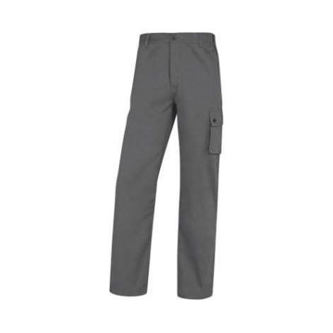 Delta Plus PALIGPAGRTM Palaos Pantaloni da Lavoro 100% Cotone 200 g-m² 5 Tasche colore Grigio