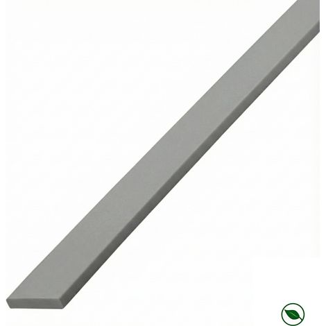 Lot de 20 Champlats PVC gris 2600 x 30 x 2 mm (1/2)