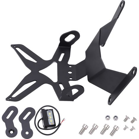 Support moto arrière, porte-plaque avec feu LED, remplacement pour CB650R CBR650R 19-20 (1/5)