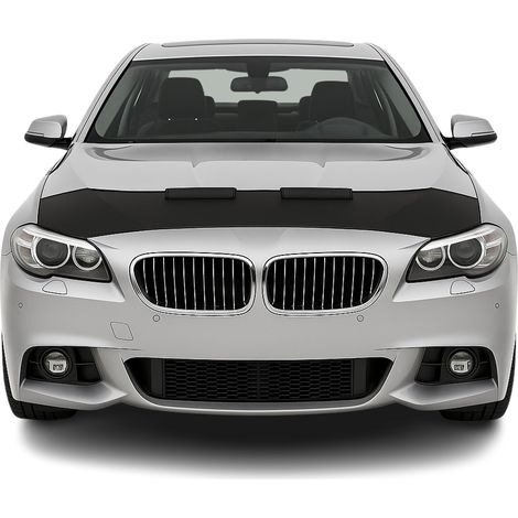 Protège capot Masque Compatible avec BMW Série 5 F10 F11 / M5 2010-2016 vinyle Noir (1/5)