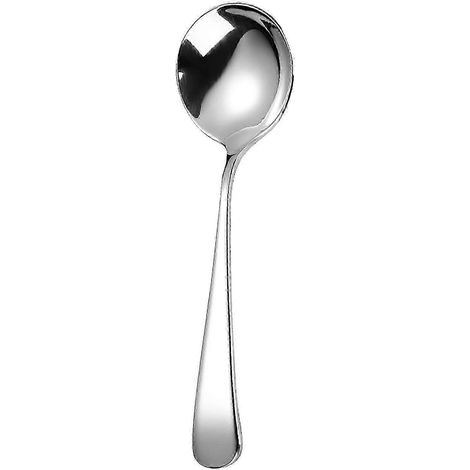 Cuillères à soupe portables en acier inoxydable de 15,7 cm (6,2 pouces) - Quantité minimale de commande (1/4)