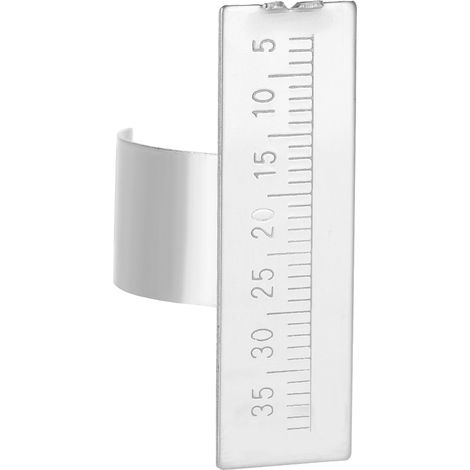 Règle dentaire en acier inoxydable pour endodontie, autoclavable, jauge dentaire (1/5)