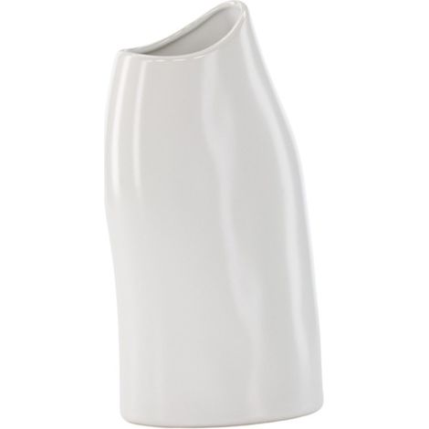 Vase Design "Ernst" 23cm Blanc (1/5)