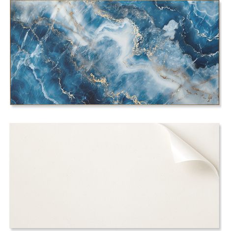 Baldosas de vinilo autoadhesivas para habitaci贸n de adolescente con estampado abstracto de m谩rmol, 10x40x20 cm.