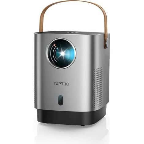 Mini Projecteur, 15000 Lumens Mini Videoprojecteur Wifi6 Bluetooth Focus Électrique, Supporte 1080P Projecteur Portable Home [T374] (1/4)