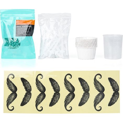 Kit de cire pour épilation nez et sourcils, sans douleur, efficace, sûr et rapide (1/5)