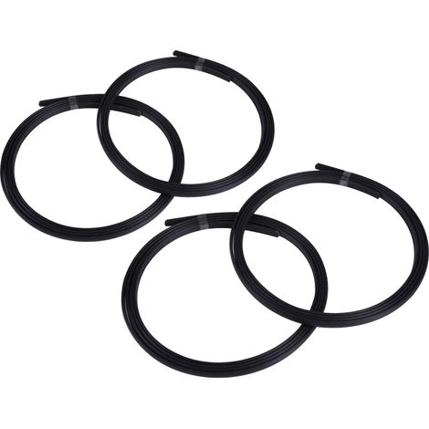 Lot de 4 grands sacs tissés portables de 270 L pour jardin, déchets, ordures ménagères et recyclage de l'herbe. (1/5)