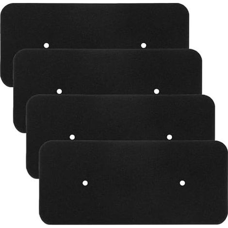 4 pièces Filtre en mousse pour sèche-linge, Hoover Candy 40006731 Filtre pour sèche-linge, Filtre en mousse pour sèche-linge à pompe à chaleur 275 × 125 × 10 mm (1/5)
