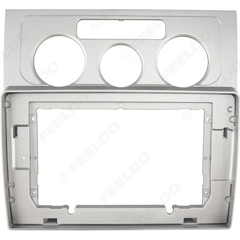 Applicable au cadre du panneau de navigation Android du Volkswagen Touran 2004-2008, panneau de mise à niveau du système audio, 10,1 pouces.