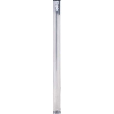 Colonne à eau de jardin 60 cm acier inoxydable rond