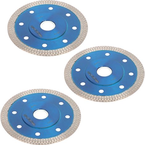3-teiliges Diamantsägeblatt-Set zum Schneiden von Fliesen, Keramik, Porzellan und Marmor, 105 x 10 x 20 mm (1/5)