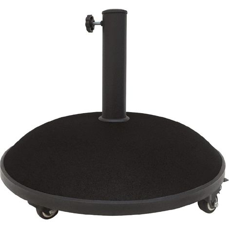 Soporte parasol cemento c/ruedas d50x34cm 25kg COLOR BABY