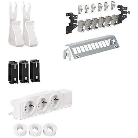 Hager Kit multimedia UM00M1 3 tomas 12 puertos patch