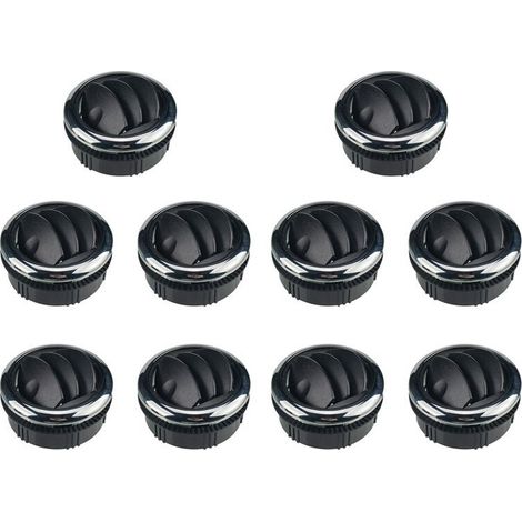 Adatto per 10 bocchette di ventilazione con pulsante da 75 mm (Φ 87/75/22 mm), applicabile ad auto, navi, autobus e camper.