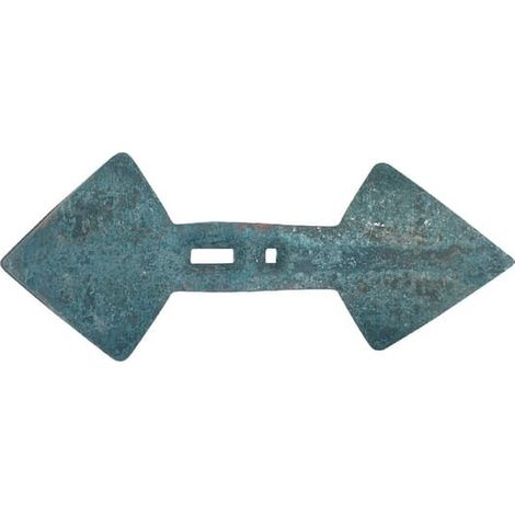 Punta de cultivador 445 x 185 x 20 mm reversible curvada 2 orificios UNIVERSAL CP19 (1/2)