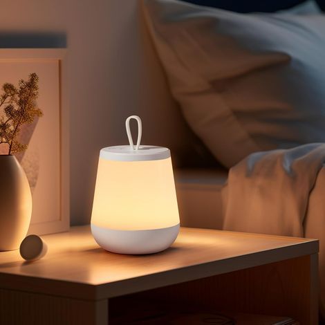 Lampe de chevet tactile pour chambre à coucher, veilleuse multicolore pour bébé veilleuse rechargeable pour enfants, veilleuse LED pour adultes avec télécommande, mode chaud RVB 24 couleurs (13 (1/5)