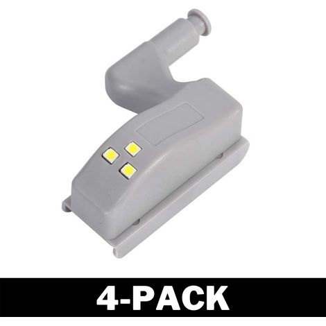 Lampe LED d'éclairage automatique pour charnières de placard - Pack de 4 Perfet (1/5)