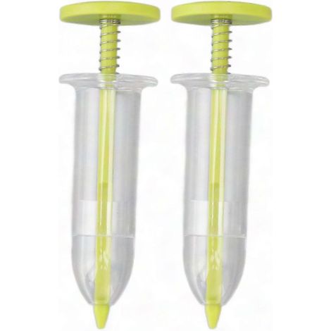 2pcs Mini Distributeur de Graines Manuel, Semoir Réglable avec Débit Ajustable pour Jardinage et Plantation, Outil de Semis Compact (1/5)