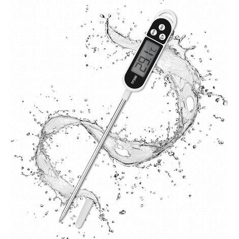 Termometro Digitale da Cucina, Termometro Digitale per Alimenti con Sonde Lunghe, Lettura Istantanea, Termometro da Cucina Domestica, per Cottura al Forno, BBQ, Latte, Acqua (da -50°C a +300°C) (1/5)