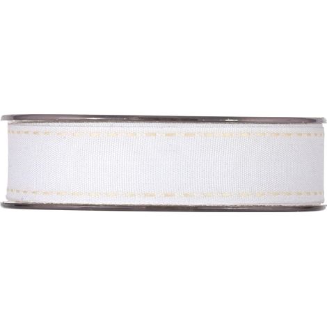 Piovaccari Nastro Carnabey 25 Mm 15 Mt Colore Bianco