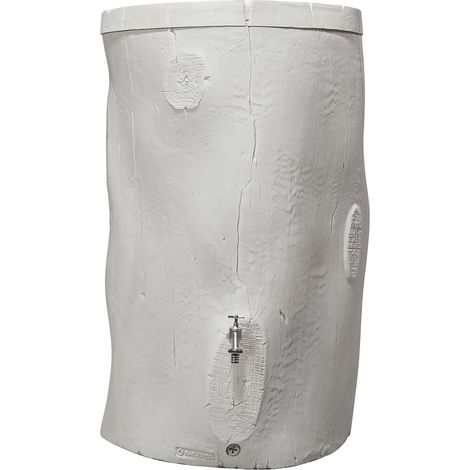 GARANTIA Regentonne WOODSTOCK Baumstamm 400 Liter greywood