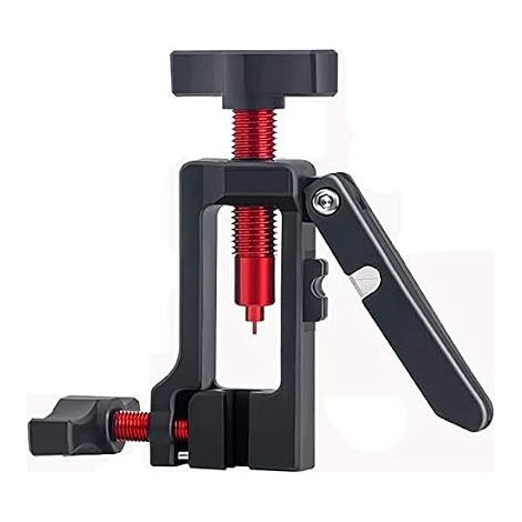 Outils de réparation de vélo Coupe-Tube de vélo Outil d'insertion de Pilote d'aiguille T tête Outil d'installation d'aiguille d'huile de Plat d'huile pour vélo (Noir) (1/5)