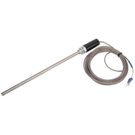 K type thermocouple temperature probe stainless steel M12, probe sensor 4 meters