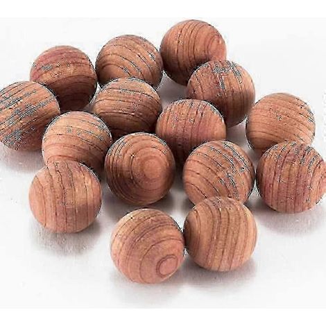 50 boules de bois de cèdre pour ranger les vêtements. Désodorisant naturel en bois pour éliminer les odeurs et prévenir la formation de moisissures. (1/5)
