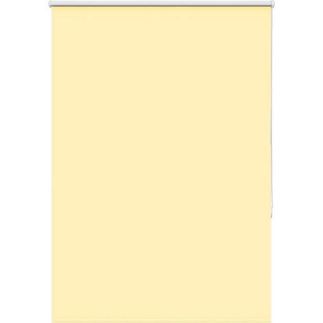 Verdunkelungsrollo Gelb 95x130 cm Stoffbreite 90,7 cm Polyester