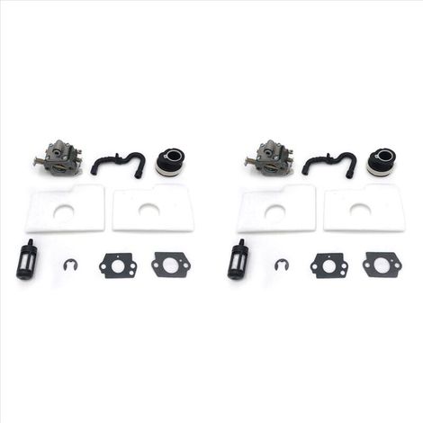 Set di 2 guarnizioni del tubo del filtro dell'aria per il collettore di aspirazione del carburatore per motoseghe MS180 MS170 018 017 MS 180 170 (1/4)