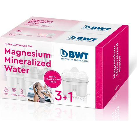 BWT 1 Kartusche + 3 Öko Refill Mg²+ 0836600 Cartuccia filtro Bianco (1/5)