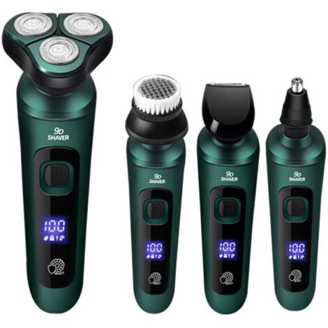 Rasoir électrique pour hommes, appareil à raser électrique, rasoir électrique avec écran LCD