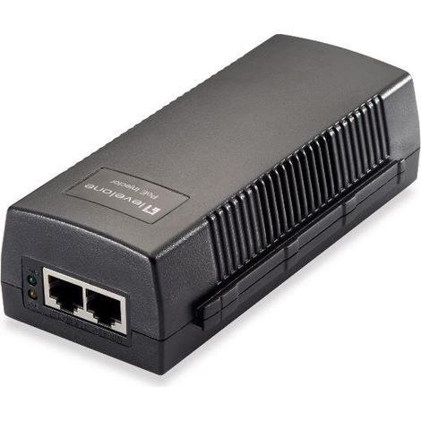 Adattatore Poe Injector Gigabit Level One POI-3010 da 30W con alimentazione e trasmissione dati su un unico cavo fino a 100 metri (1/4)